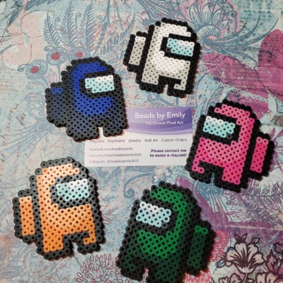 Set of 12 Among Us Magnets- Nerdy Geeky Home Decor - Picture 2 of 11
